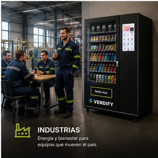 Vendify en industrias: energía y bienestar para equipos que mueven el país